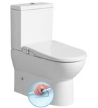 Photo: JALTA WC combi, Rimless, with electronic bidet CLEAN STAR, S-Trap/P-Trap, white