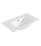 Photo: SLIM ceramic washbasin, furniture, 80x46,5cm, white