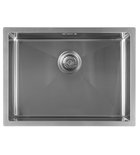 Photo: ZENITH nerezový dřez 60x45cm, gun metal