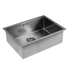 Photo: ZENITH nerezový dřez 60x45cm, gun metal