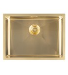 Photo: ZENITH nerezový dřez 60x45cm, zlato mat