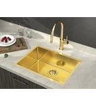 Photo: ZENITH stainless steel sink 60x45cm, gold matt