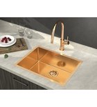 Photo: ZENITH stainless steel sink 60x45cm, copper matt