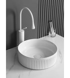 Photo: PICOBELLO counter top ceramic washbasin dia. 37cm, white