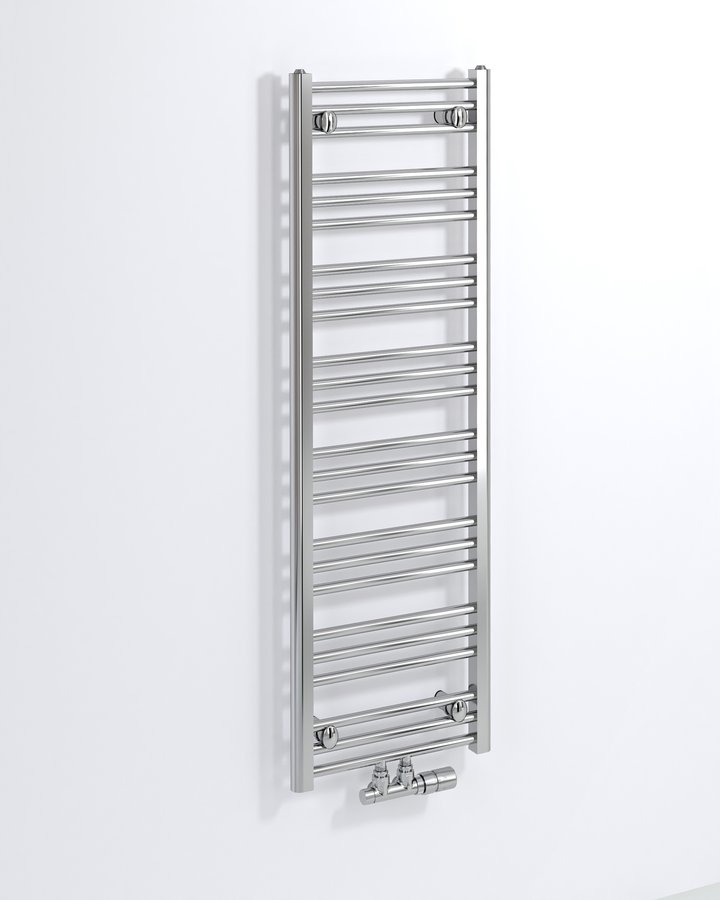 Bruckner ALBRECHT otopné těleso 400x1250mm, středové připojení, chrom 600.112.1