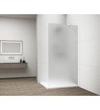 Photo: ESCA WHITE MATT jednodílná sprchová zástěna k instalaci ke stěně, matné sklo, 1000 mm