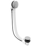 Photo: Zestaw odpływowy z korkiem automatycznym, długość 1200mm, korek 72mm, chrom