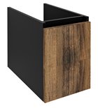 Photo: LOREA lower door cabinet 30x44x51,2cm, right/left, oak collingwood/black matt