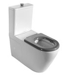 Photo: MEDIC RIMLESS komplakt WC, odpływ poziomy/pionowy, biały