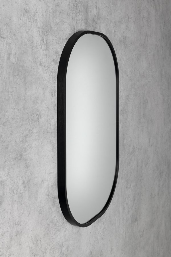 Sapho CONA SLIM zrcadlo v rámu 40x60cm, černá NC245