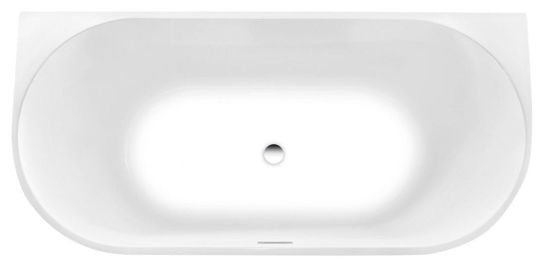 Aqualine TAJO nástěnná stojící vana, 180x80cm, bílá E1990