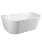 Photo: TAJO back to wall Bath tub 180x80cm, white