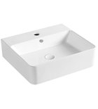 Photo: NEASA counter top ceramic washbasin 52x42cm, white