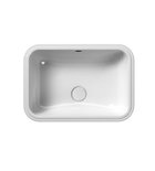 Photo: PURA/CLASSIC semi-recessed ceramic washbasin 35x50cm, white ExtraGlaze