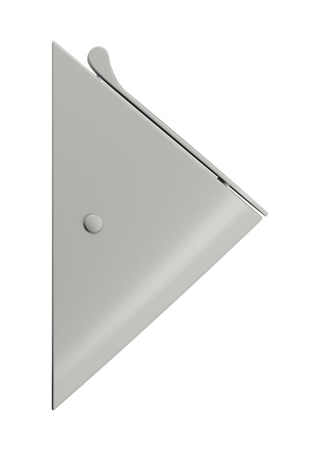 GSI COMMUNITY urinál se zakrytým přívodem vody s otvory pro víko 31x54,5cm, cenere mat 769617