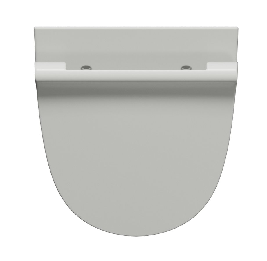 GSI COMMUNITY urinál se zakrytým přívodem vody s otvory pro víko 31x54,5cm, cenere mat 769617