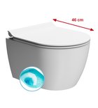 Photo: PURA SHORT závesná WC misa, Swirlflush, 35x46cm, biela dual-mat