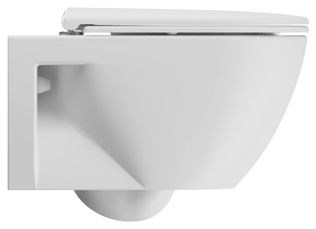 GSI PURA ECO závěsná WC mísa, Swirlflush, 36x55cm, bílá dual-mat 880709