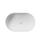 Photo: PURA counter top ceramic washbasin 60x37cm, white matt