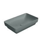 Photo: PURA counter top ceramic washbasin 60x38cm, agave matt