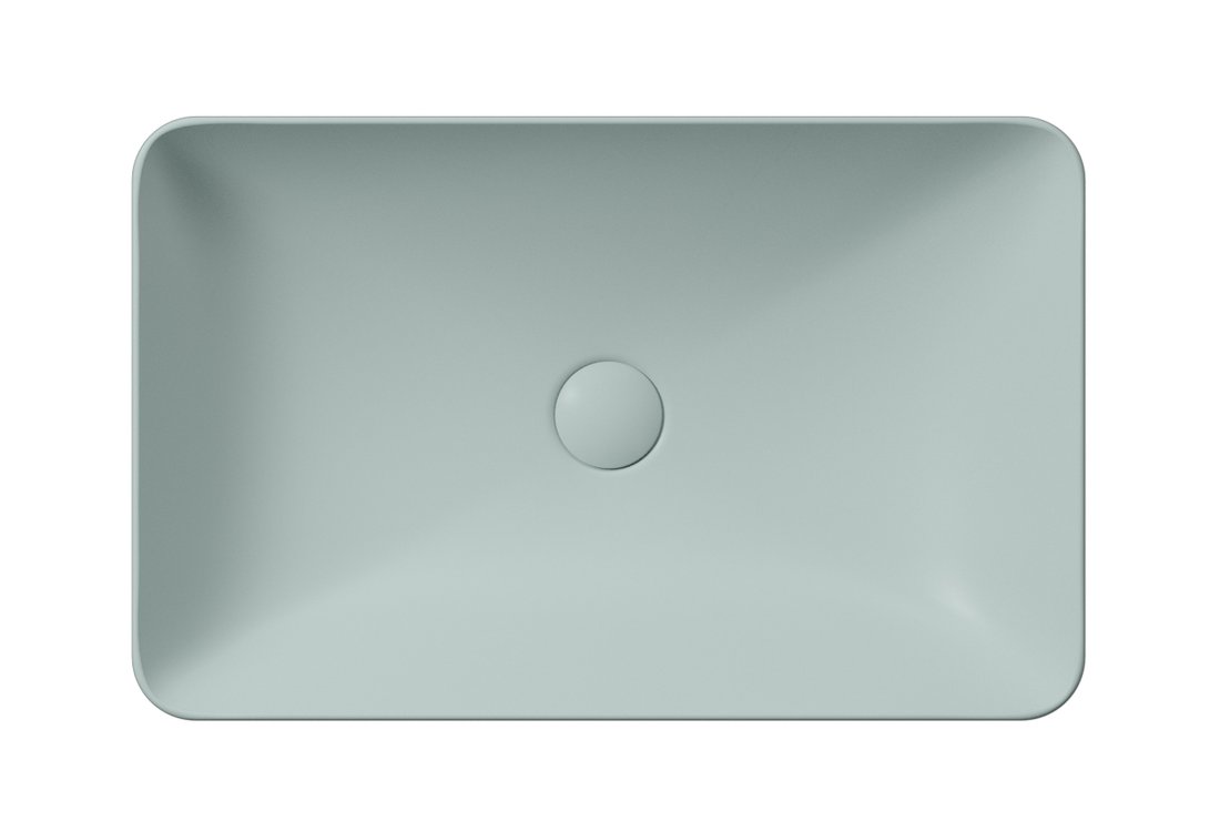 GSI PURA keramické umyvadlo na desku 60x38cm, ghiaccio mat 883715