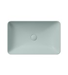 Photo: PURA counter top ceramic washbasin 60x38cm, ghiaccio matt