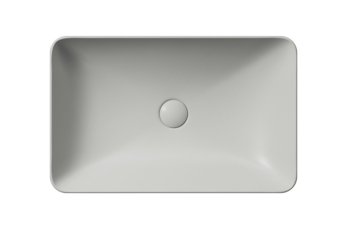 GSI PURA keramické umyvadlo na desku 60x38cm, cenere mat 883717
