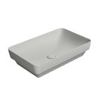 Photo: PURA counter top ceramic washbasin 60x38cm, cenere matt