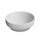 Photo: PURA counter top ceramic washbasin, dia 40cm, white matt