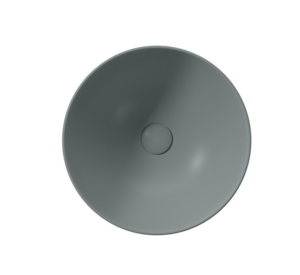 GSI PURA keramické umyvadlo na desku, průměr 42cm, agave mat 885204