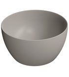 Photo: PURA counter top ceramic washbasin, dia 42x22cm, tortora matt