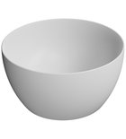 Photo: PURA counter top ceramic washbasin, dia 42x22cm, white matt