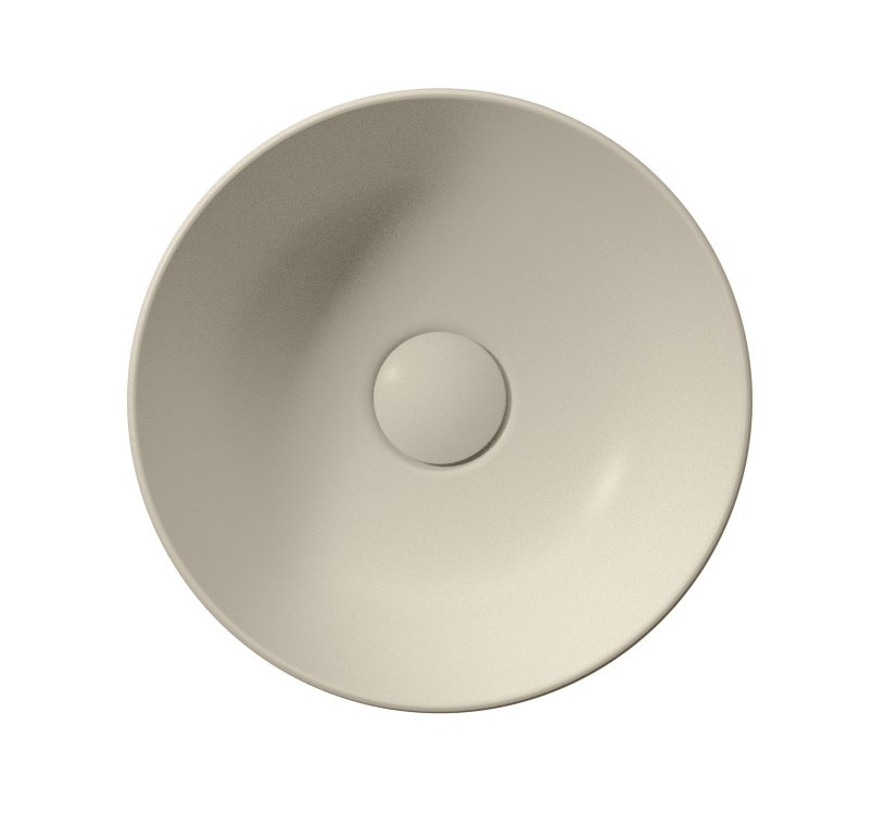 GSI PURA keramické umývátko na desku, průměr 32cm, creta mat 885408