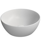 Photo: PURA counter top ceramic washbasin, dia 32cm, white matt