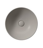 Photo: NUBES counter top ceramic washbasin dia 40cm, tortora matt