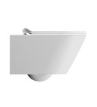 Photo: KUBE X závesná WC misa, Swirlflush, 36x55cm, biela dual-mat