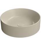 Photo: KUBE X counter top ceramic washbasin, dia 45cm, creta matt