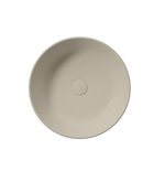 Photo: KUBE X counter top ceramic washbasin, dia 45cm, creta matt