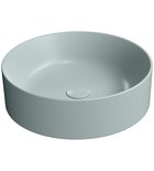 Photo: KUBE X counter top ceramic washbasin, dia 45cm, ghiaccio matt