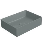 Photo: KUBE X counter top ceramic washbasin, 50x37cm, agave matt