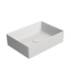 Photo: KUBE X counter top ceramic washbasin, 50x37cm, white matt