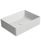 Photo: KUBE X counter top ceramic washbasin, 50x37cm, white matt