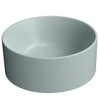 Photo: KUBE X counter top ceramic washbasin, dia 32cm, ghiaccio matt