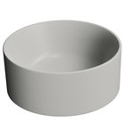 Photo: KUBE X counter top ceramic washbasin, dia 32cm, cenere matt