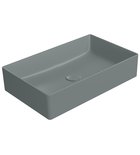 Photo: KUBE X counter top ceramic washbasin 60x37cm, agave matt