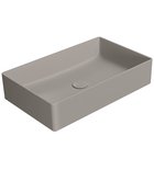 Photo: KUBE X counter top ceramic washbasin 60x37cm, tortora matt