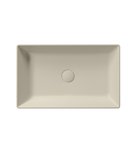 Photo: KUBE X counter top ceramic washbasin 60x37cm, creta matt
