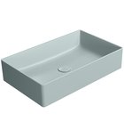 Photo: KUBE X counter top ceramic washbasin 60x37cm, ghiaccio matt