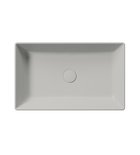Photo: KUBE X counter top ceramic washbasin 60x37cm, cenere matt