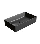 Photo: KUBE X counter top ceramic washbasin 60x37cm, black matt